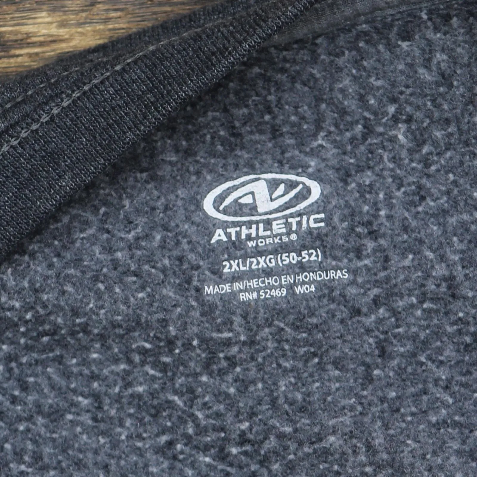 Athletic Works Mens Fleece Pullover Sweatshirt 167108b75e133a Blue Gray 2XL