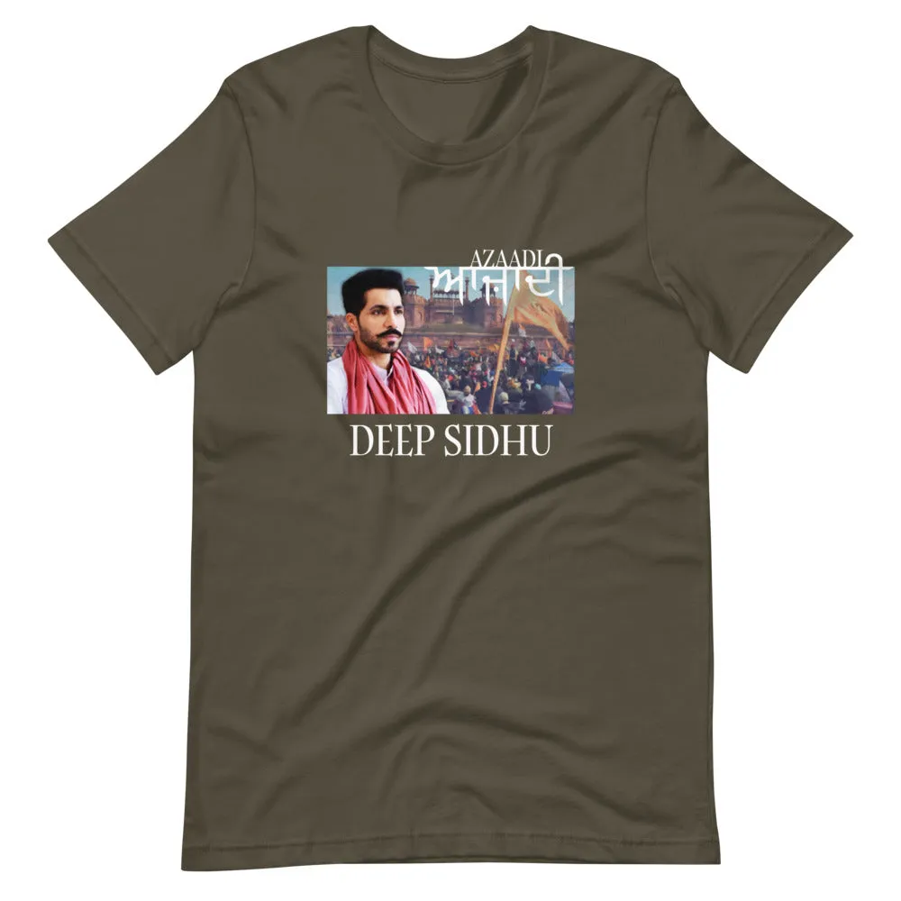 Azaadi english - Deep Sidhu - T-Shirt