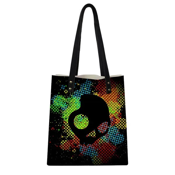 Bad-Ass Skeleton Middle Finger Tote Bag