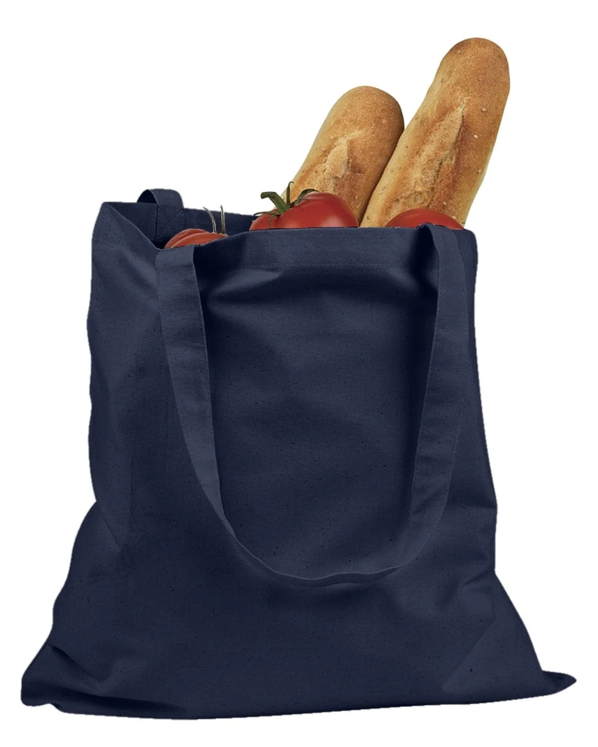 BAGedge 6 oz. Canvas Grocery Tote Bag | Navy