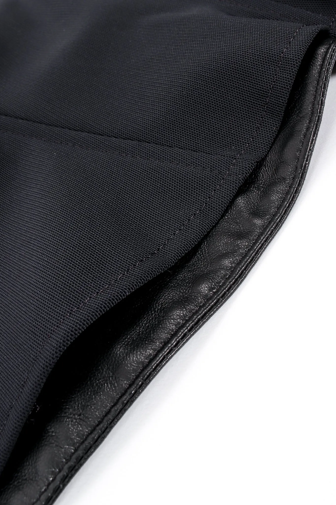 Balloon Sleeve Leather Bustier