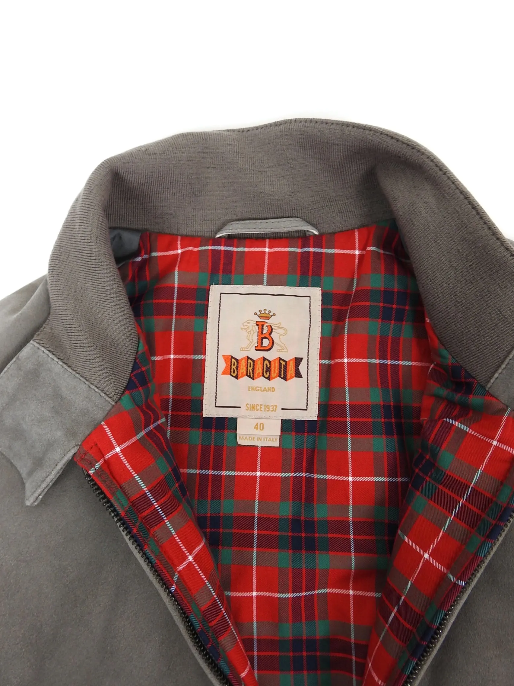 Baracuta Suede G9 Harrington Jacket Size 40