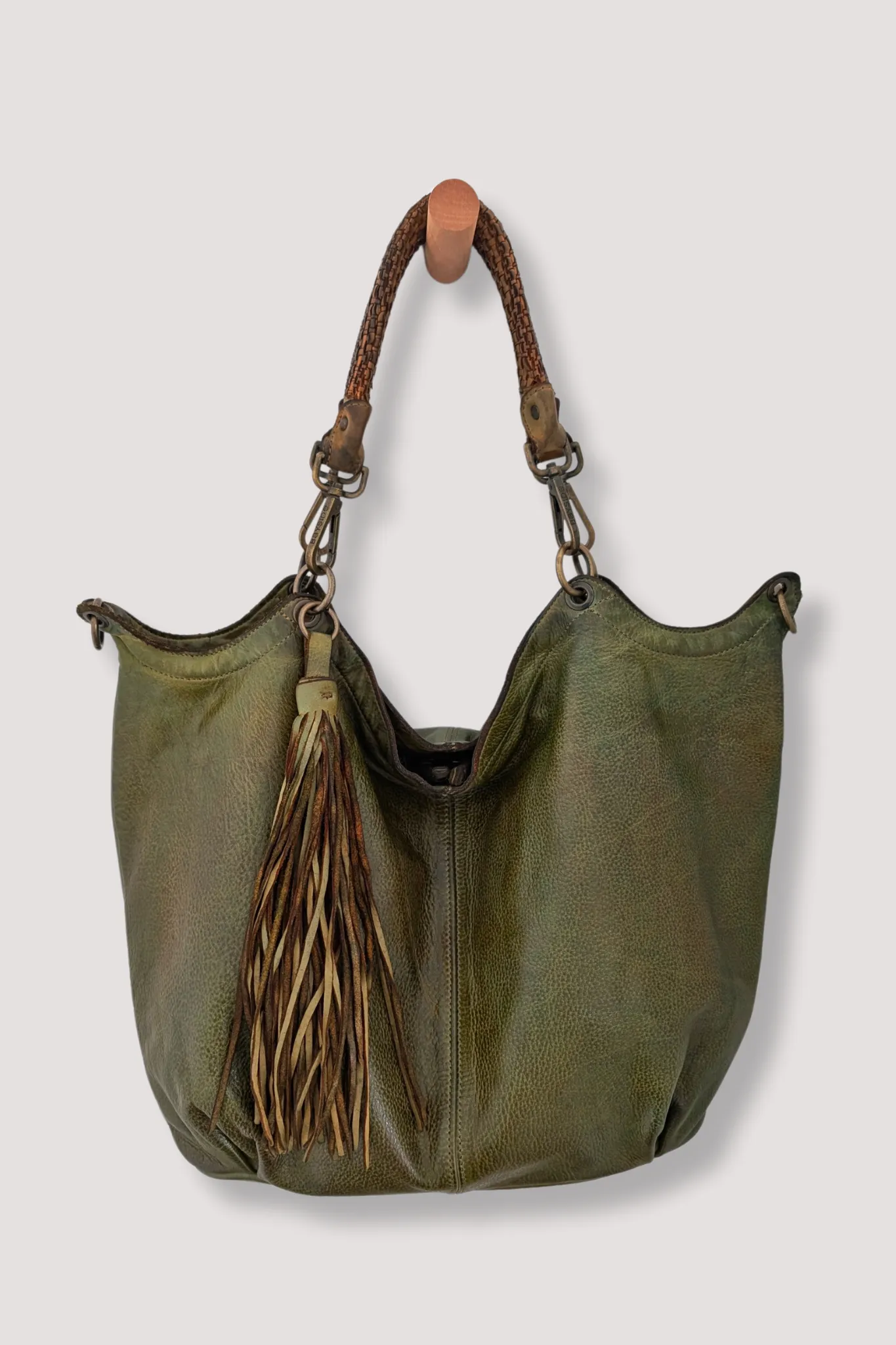 Bayside84 Calla Lily XL Hobo and Crossbody - Green