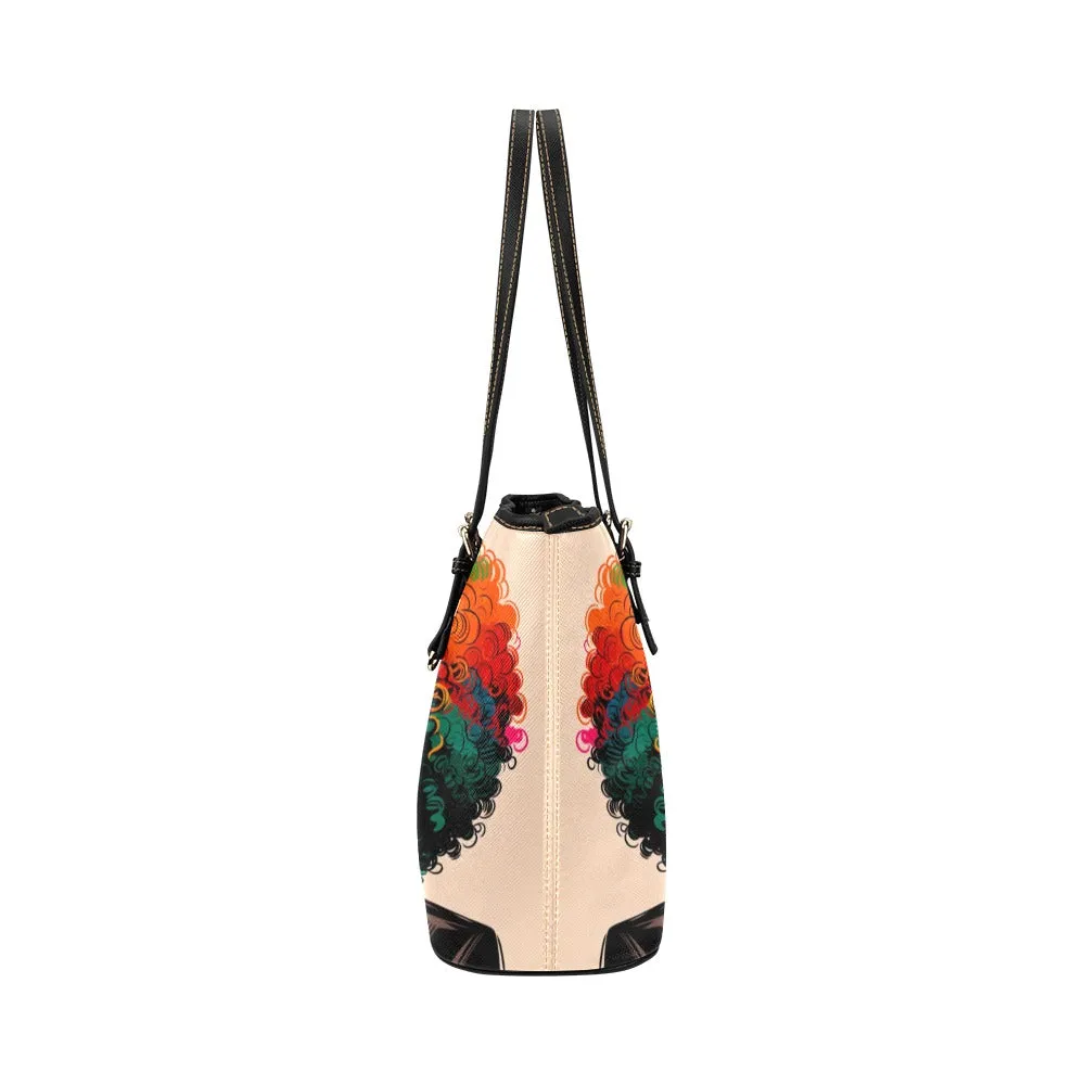 Be-A-U-ti-Ful Colors of Me Too Leather Tote Bag – Vibrant and Versatile