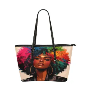 Be-A-U-ti-Ful Colors of Me Too Leather Tote Bag – Vibrant and Versatile