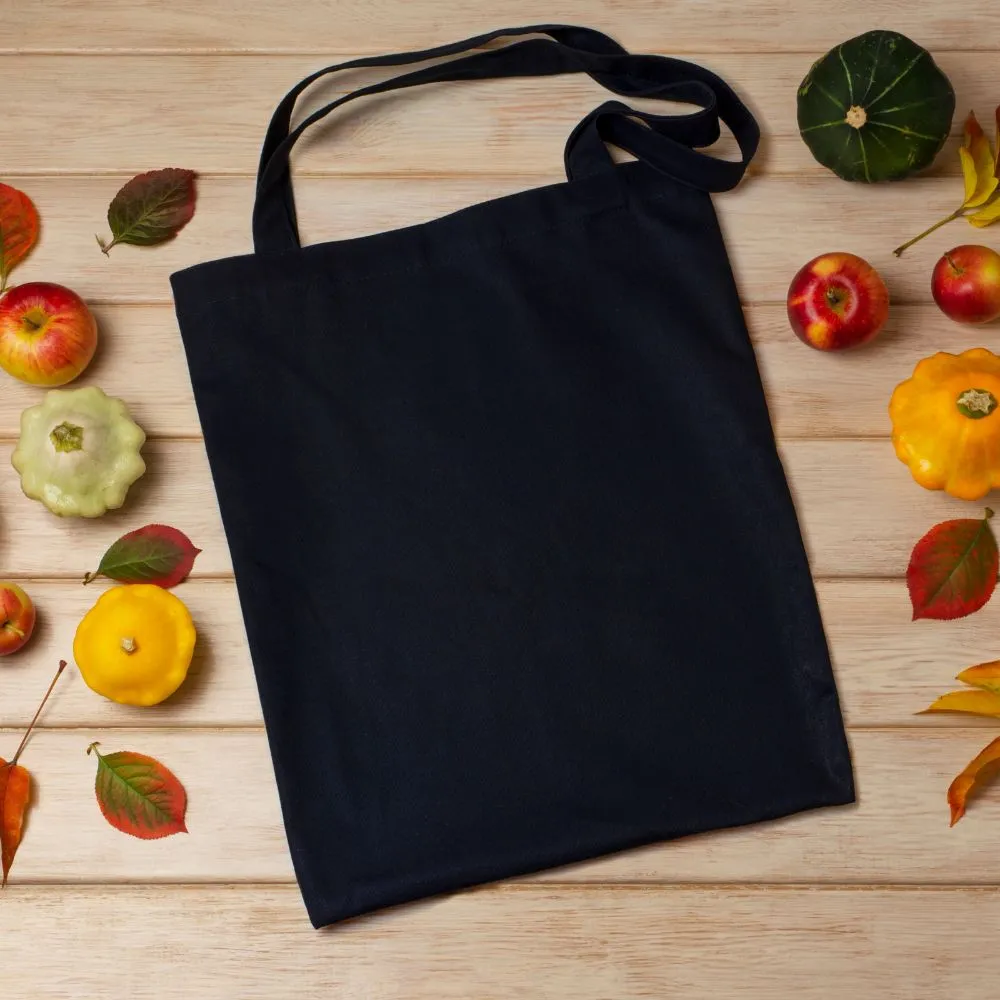 Be The Sunshine Black Tote Bag with Zipper