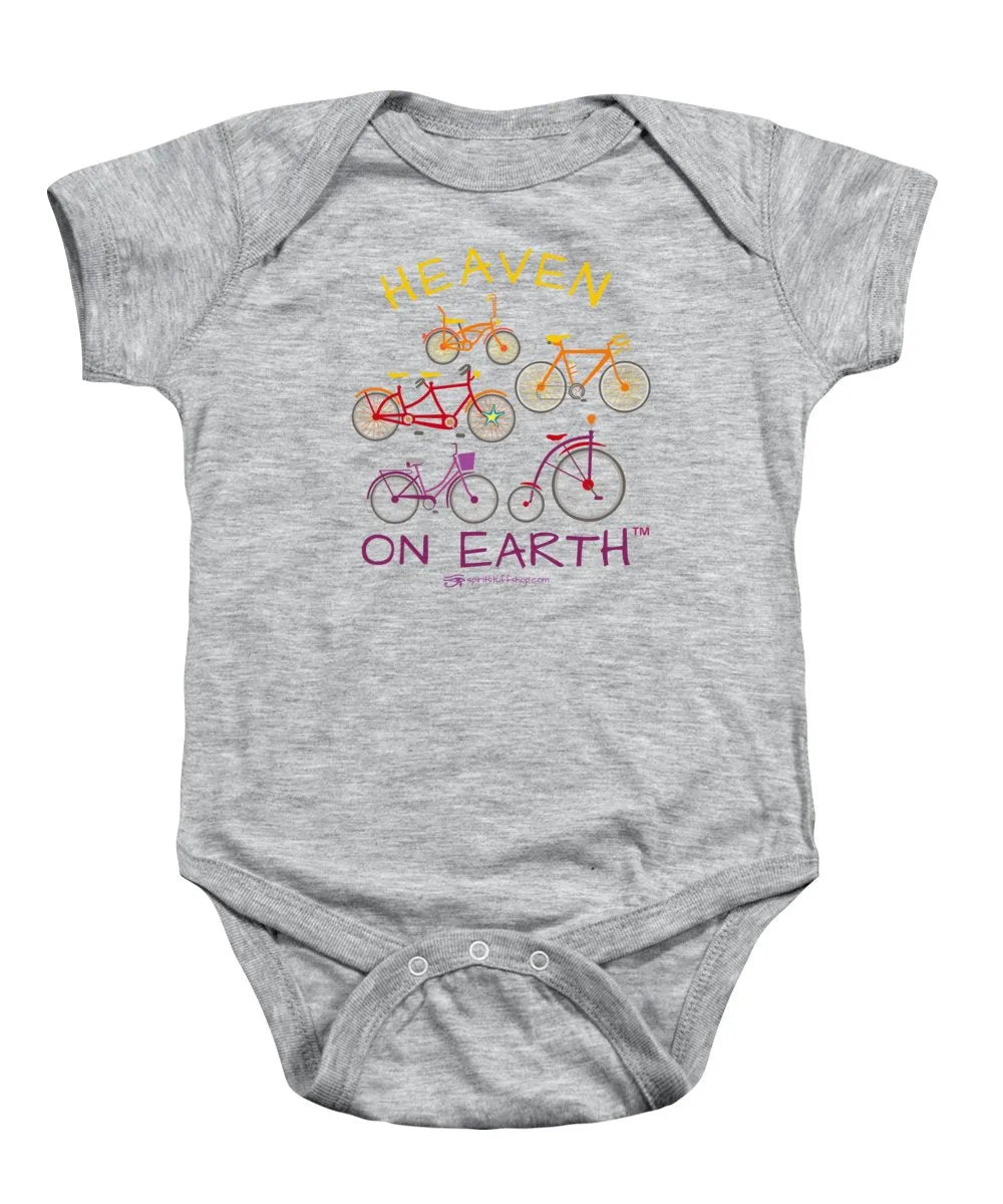 Bicycles Heaven On Earth - Baby Onesie