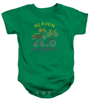 Bicycles Heaven On Earth - Baby Onesie