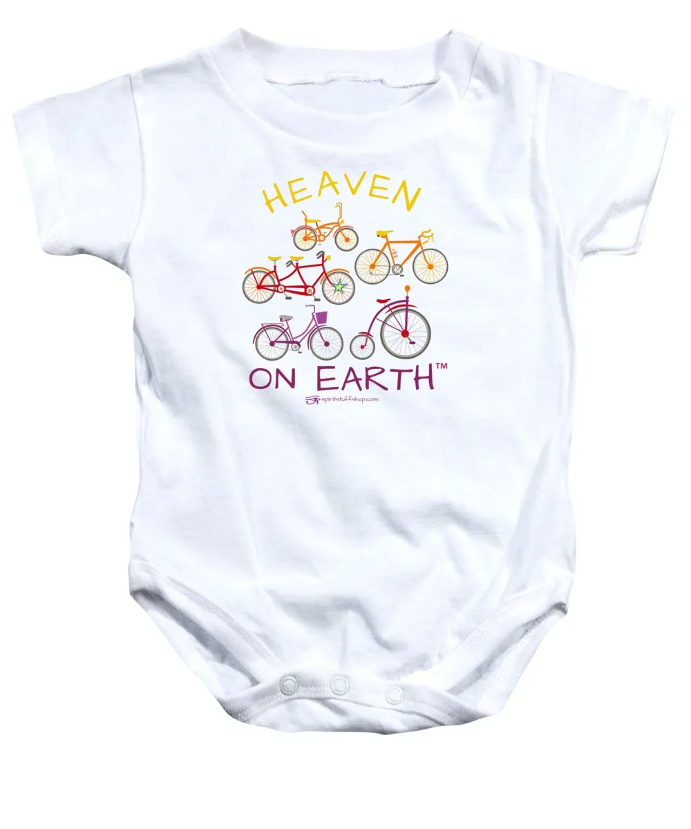 Bicycles Heaven On Earth - Baby Onesie