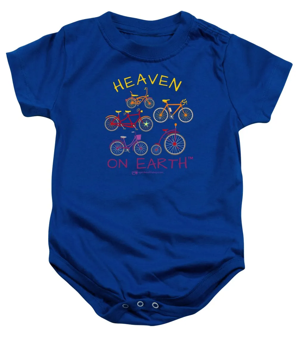 Bicycles Heaven On Earth - Baby Onesie