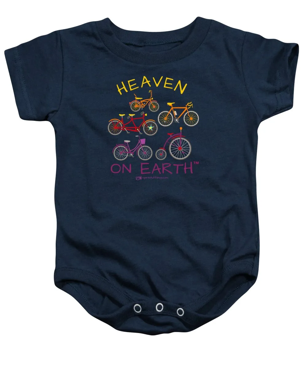 Bicycles Heaven On Earth - Baby Onesie