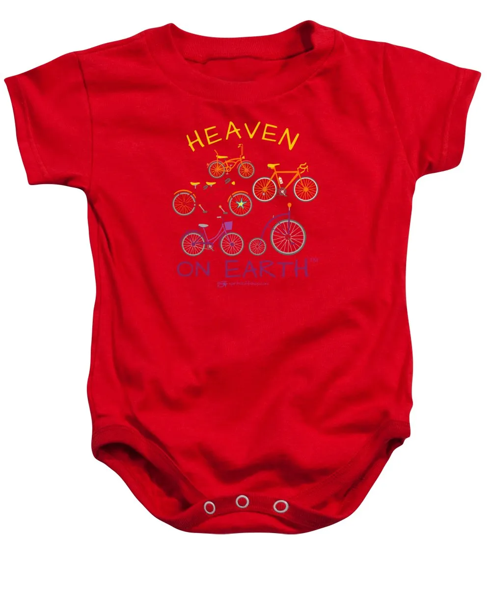 Bicycles Heaven On Earth - Baby Onesie