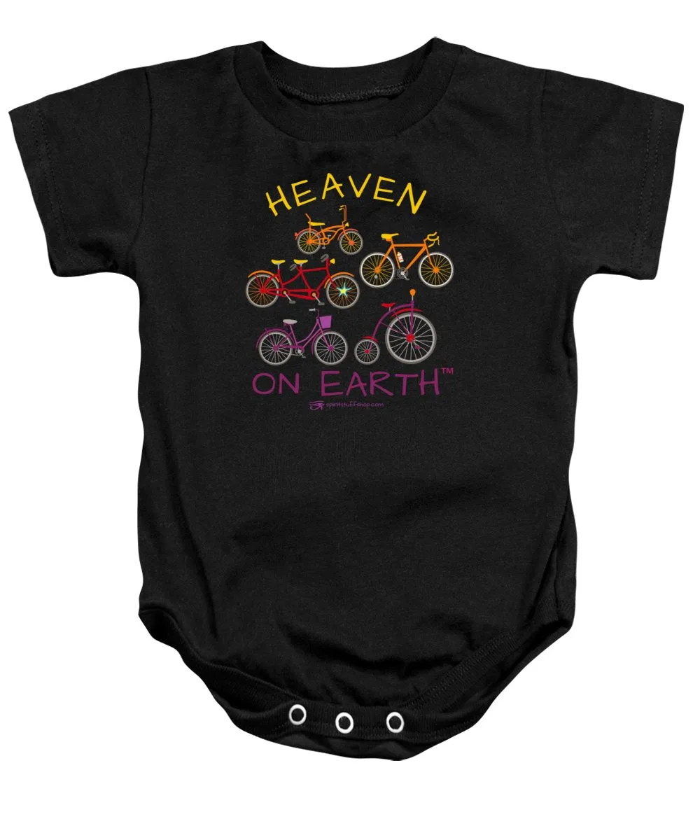 Bicycles Heaven On Earth - Baby Onesie