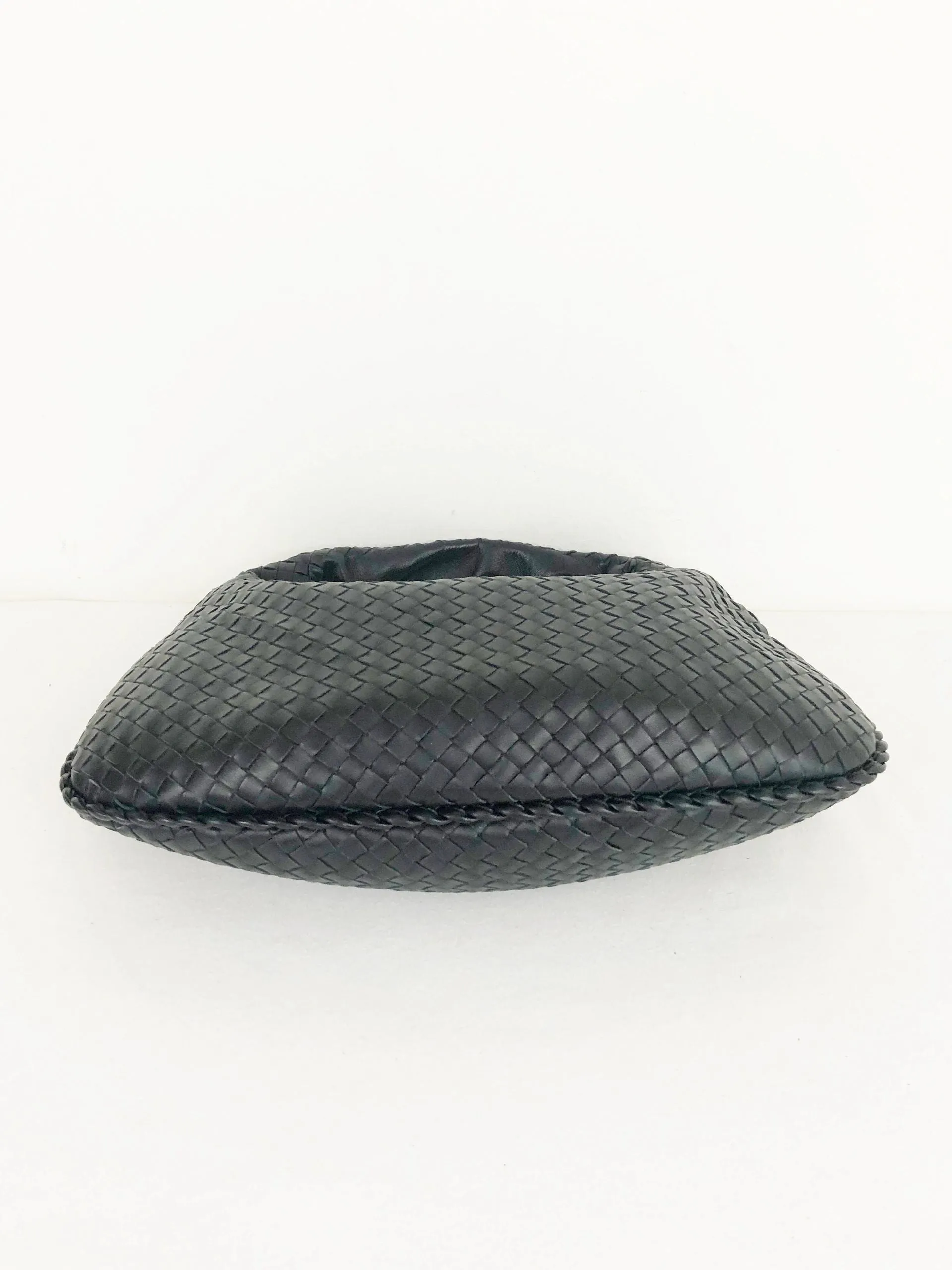 Black Intrecciato Hobo