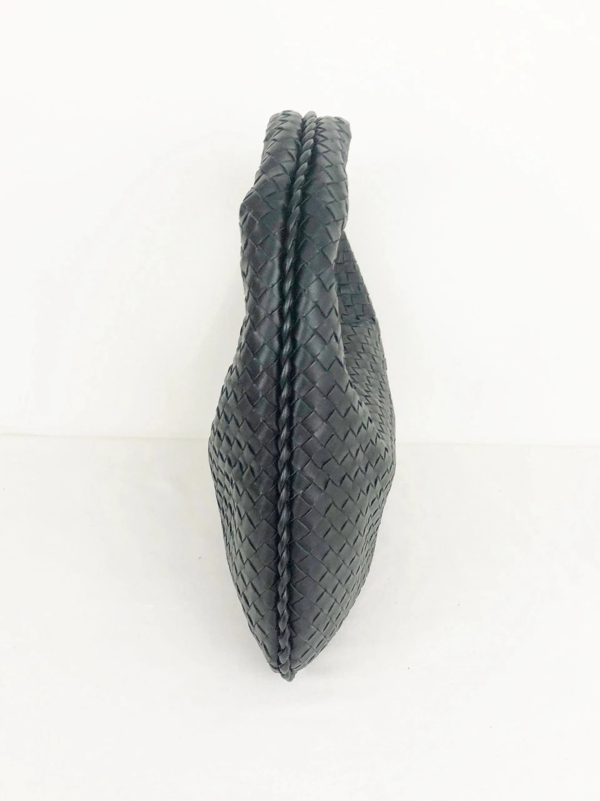 Black Intrecciato Hobo