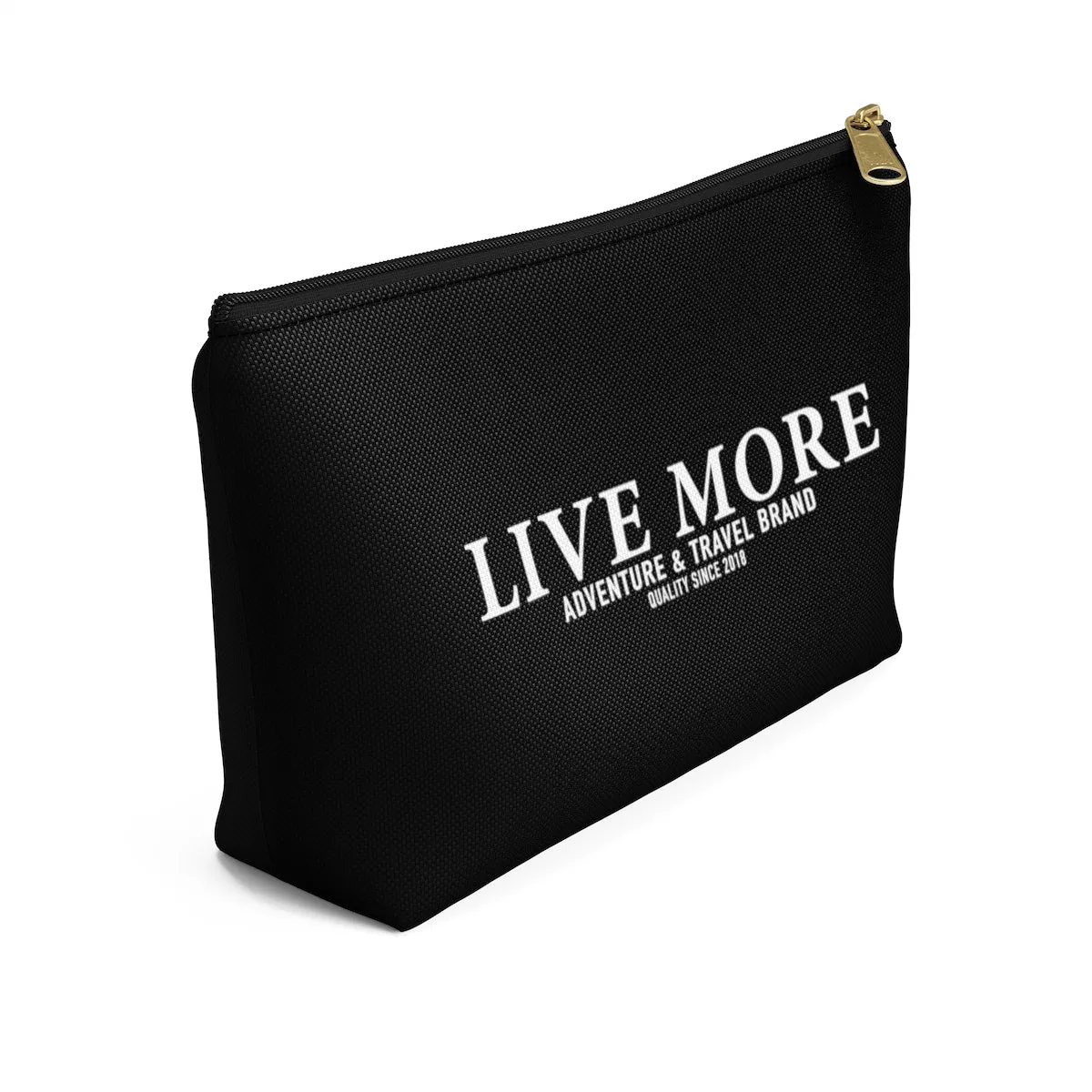 Black Live More Accessory Pouch