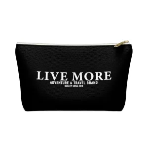 Black Live More Accessory Pouch