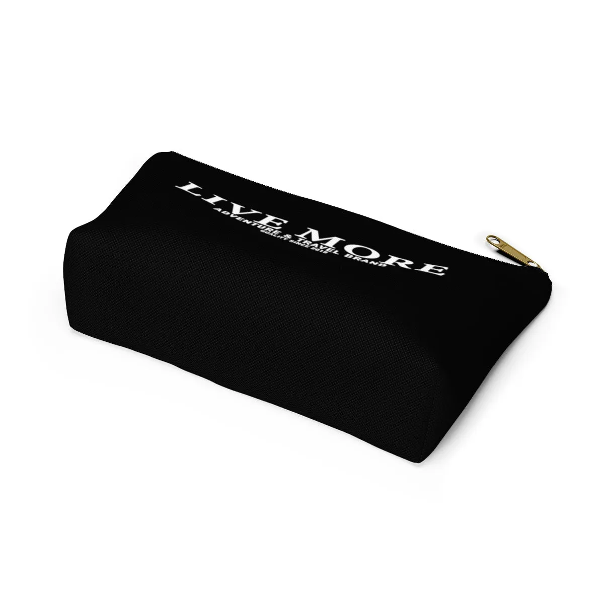 Black Live More Accessory Pouch