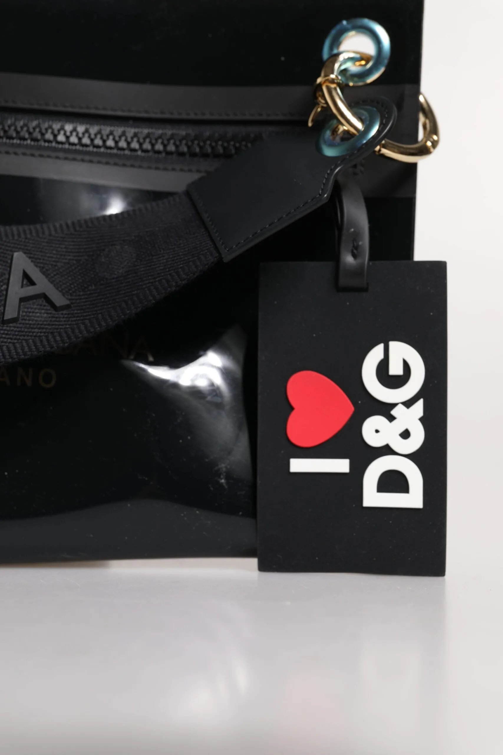 Black PVC Leather Pouch Shoulder Strap Bag
