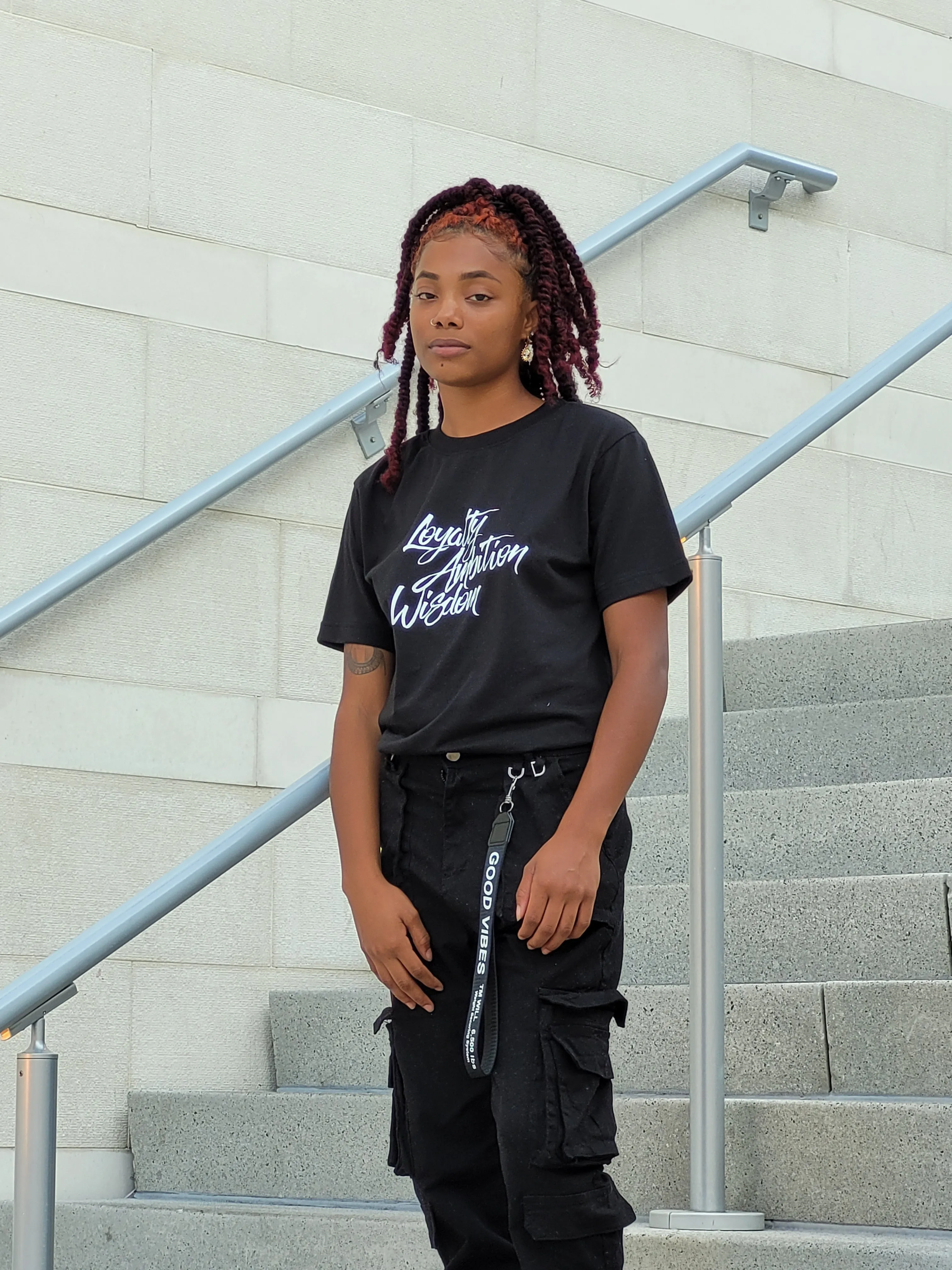 Black Script T-shirt