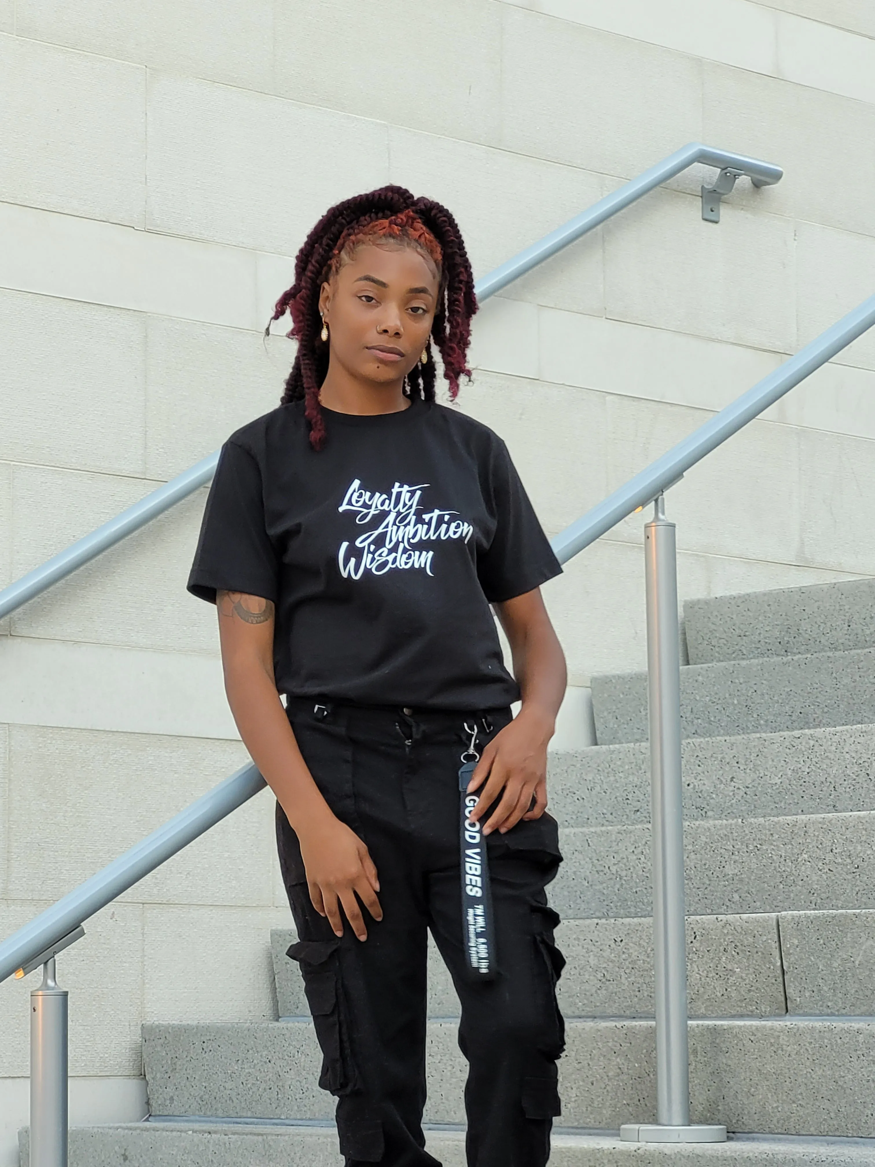 Black Script T-shirt