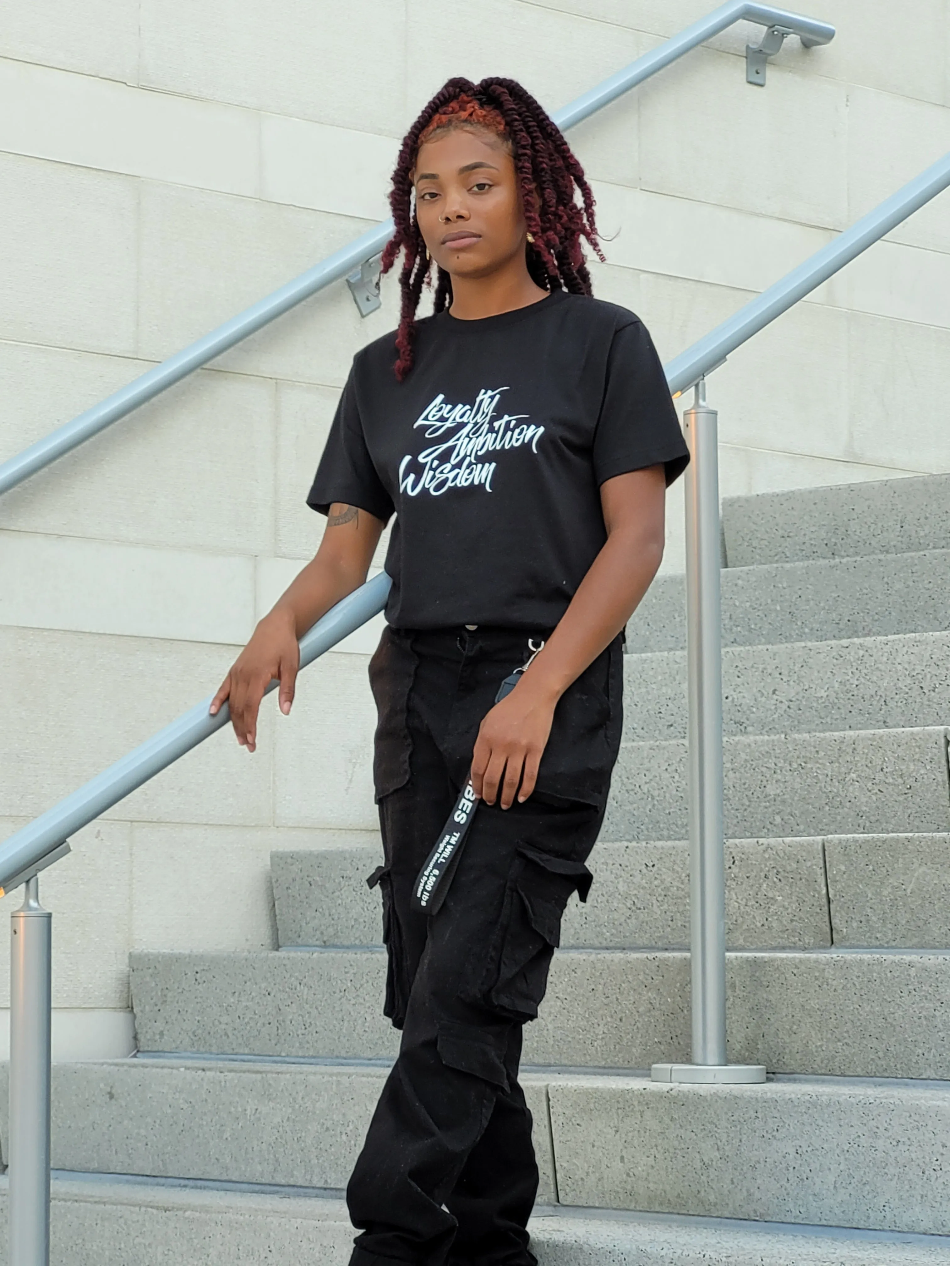 Black Script T-shirt