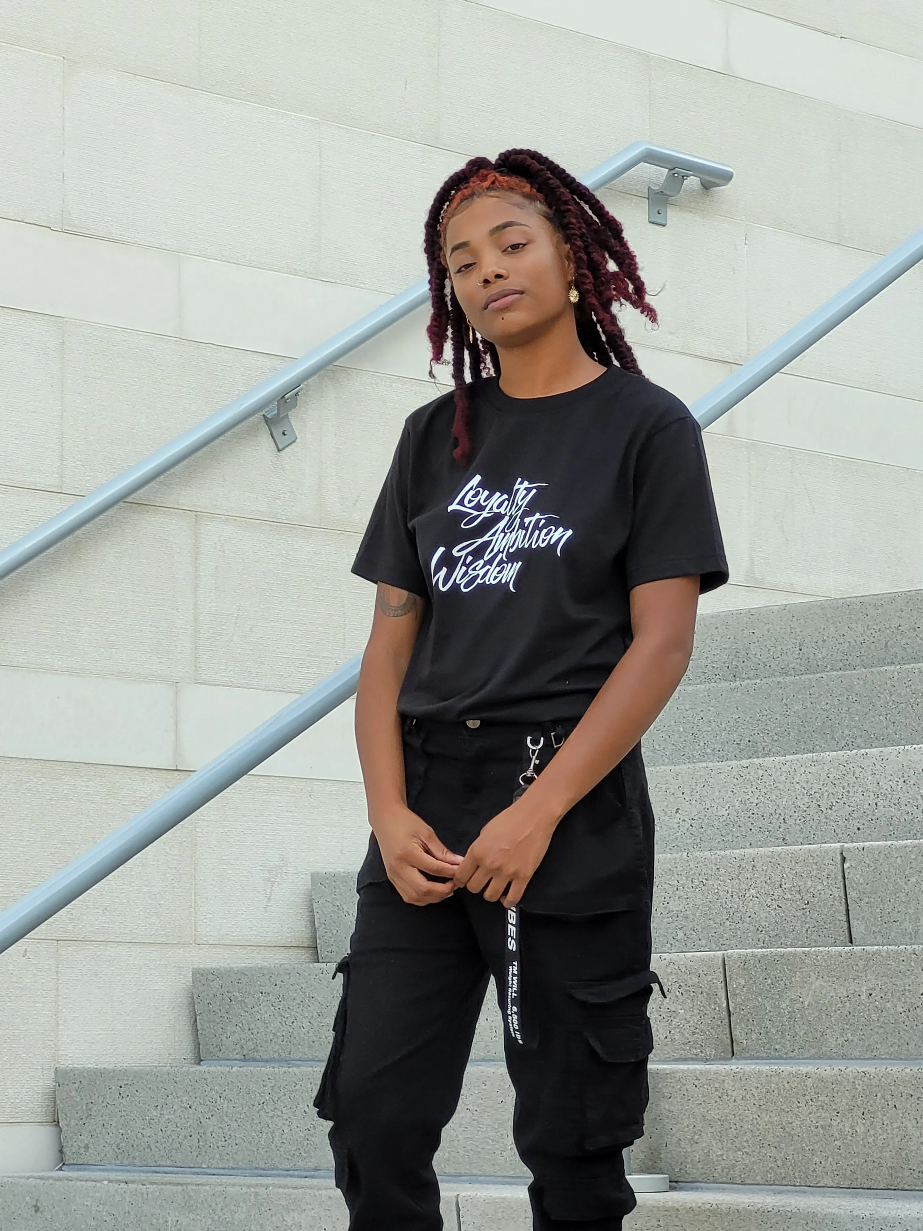 Black Script T-shirt