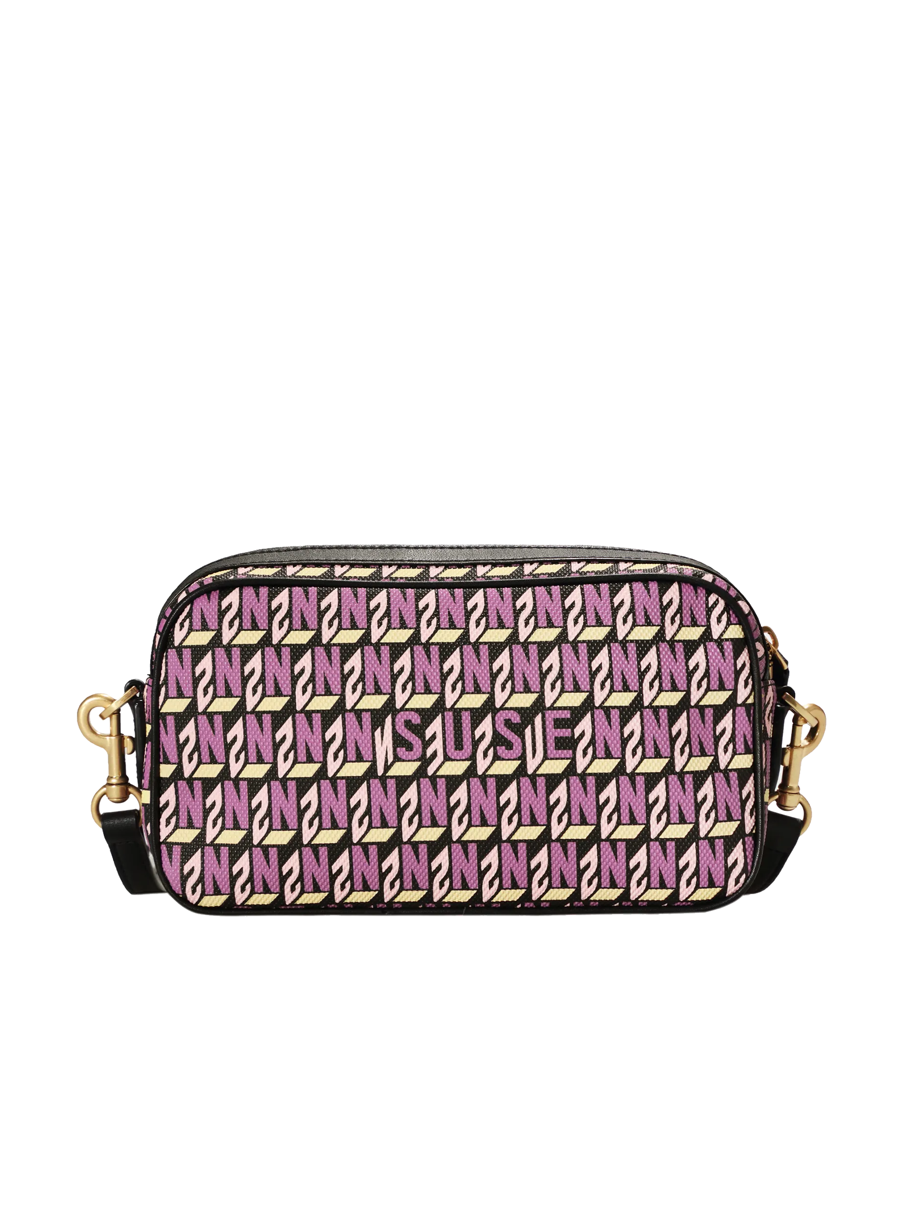 Brand Cross Body Monogram Bag - Purple