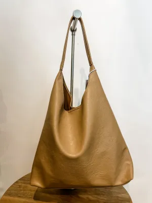 Brown Vegan Hobo Bag