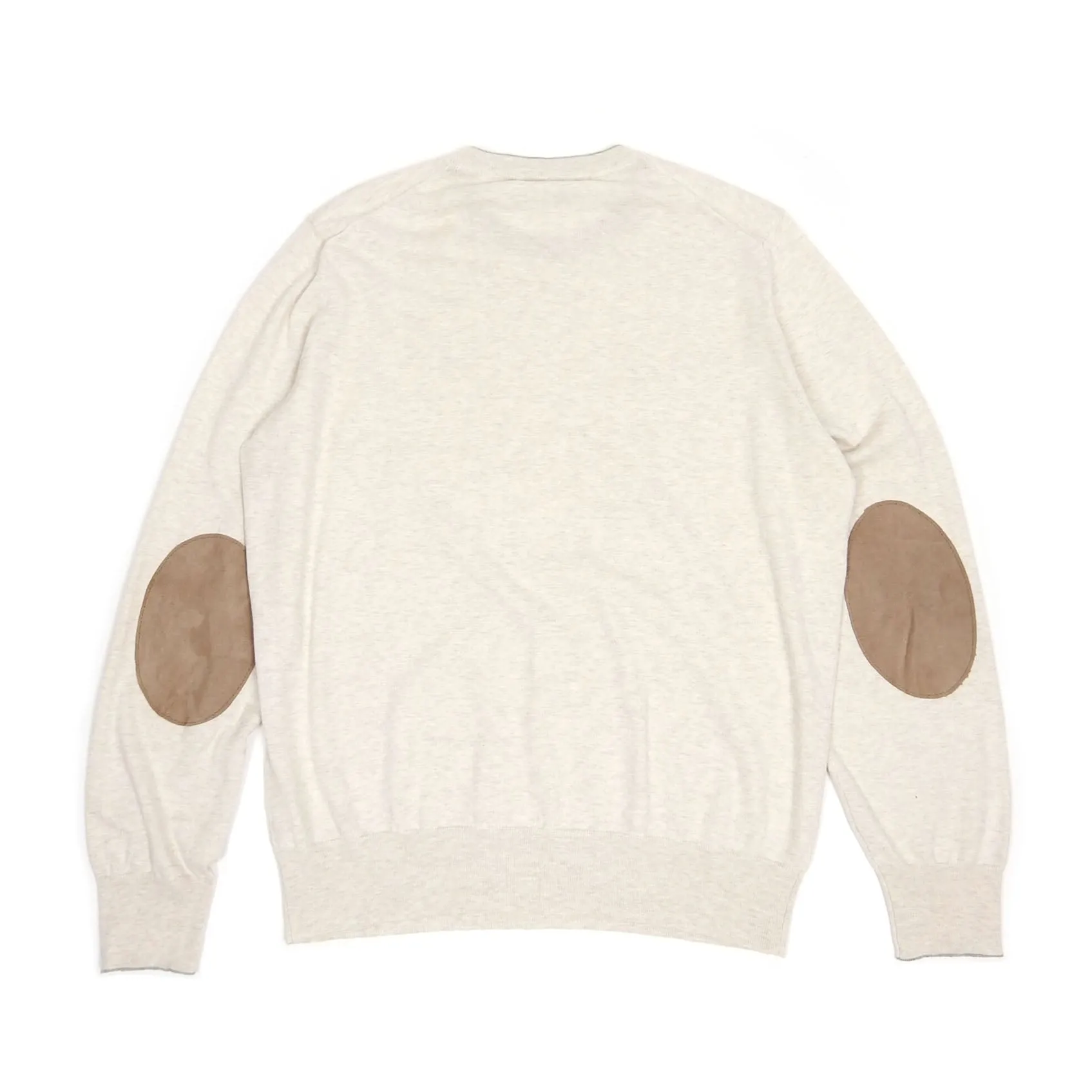 Brunello Cucinelli Crewneck Sweater w/ Elbow Patches Size 50