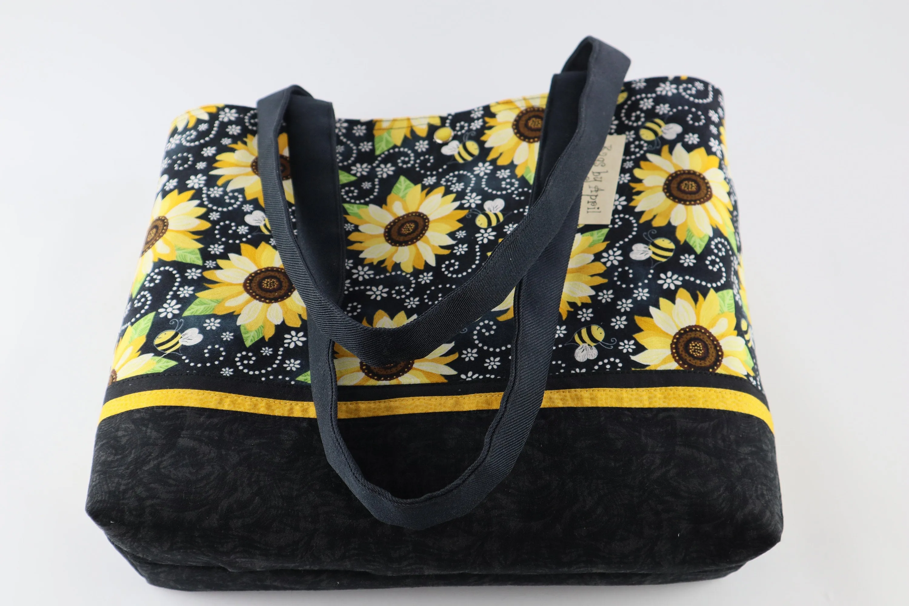 Bumblebees and Sunflowers Shoulder Bag Purse