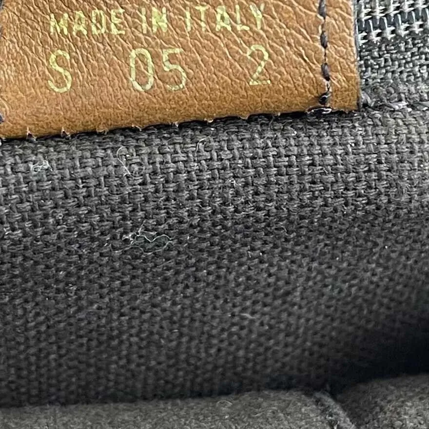Burberry - Brown Leather Shoulder Bag w/ Signature Fabric Edges