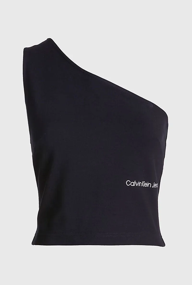 CALVIN KLEIN ONE SHOULDER TOP