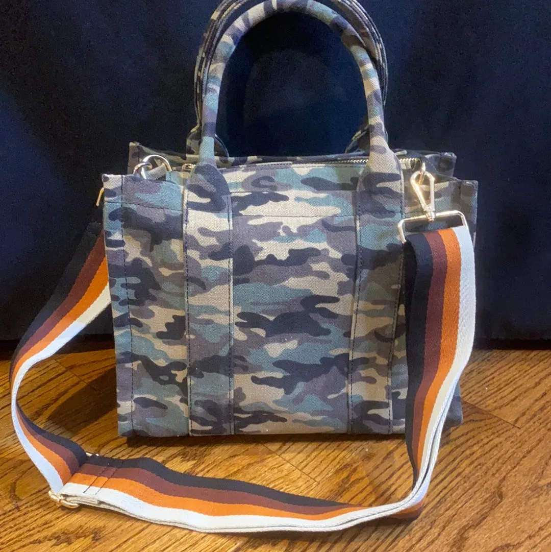 Canvas Camo Tote