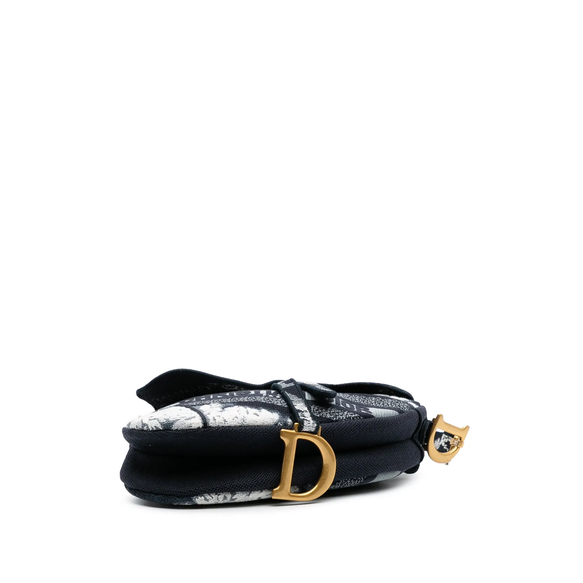 Canvas Embroidered Tie Dye Saddle Bag
