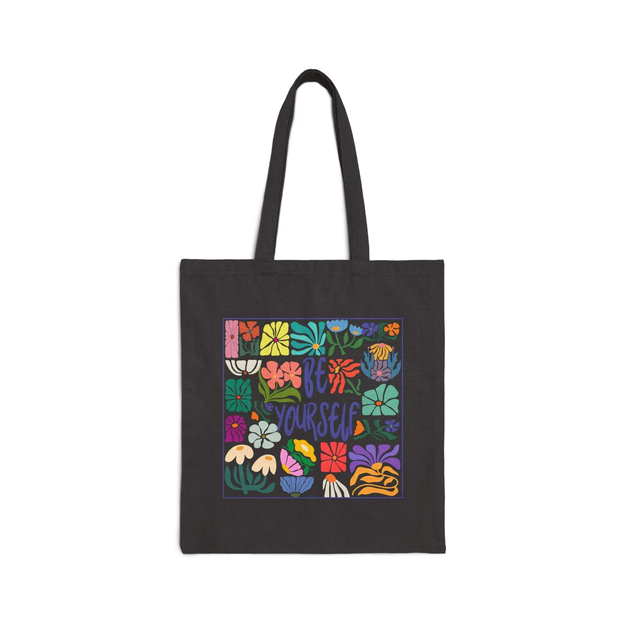 Canvas Tote Bag - "Be Yourself'
