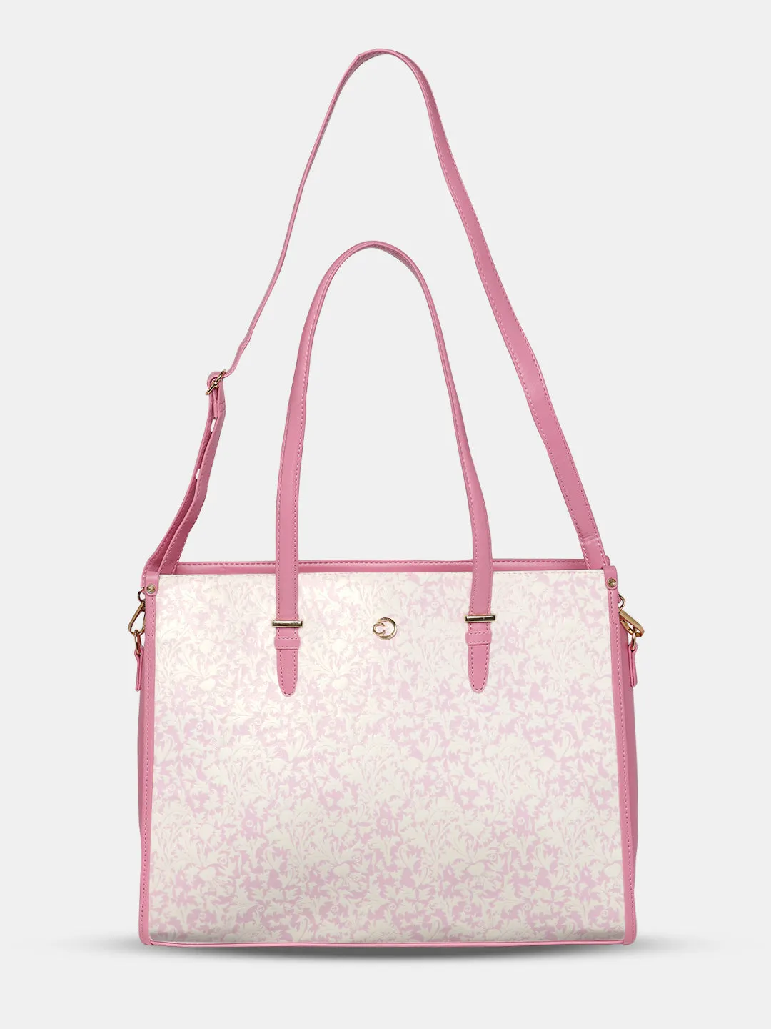 Caprese Aurora Large Pink Laptop Tote Bag