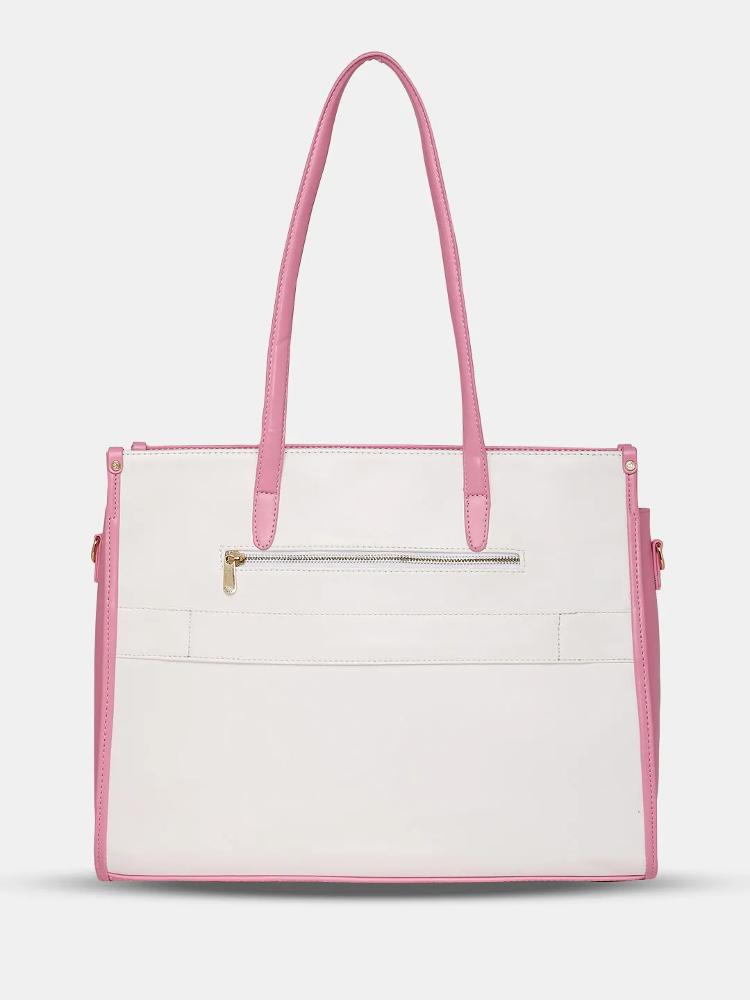 Caprese Aurora Large Pink Laptop Tote Bag
