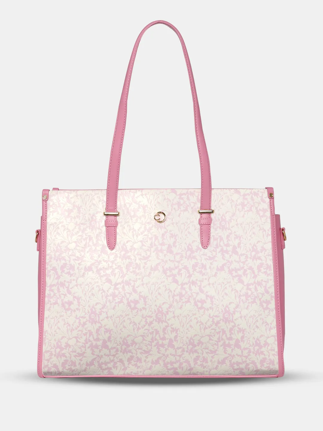 Caprese Aurora Large Pink Laptop Tote Bag