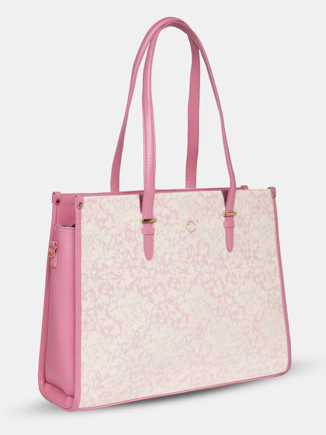 Caprese Aurora Large Pink Laptop Tote Bag
