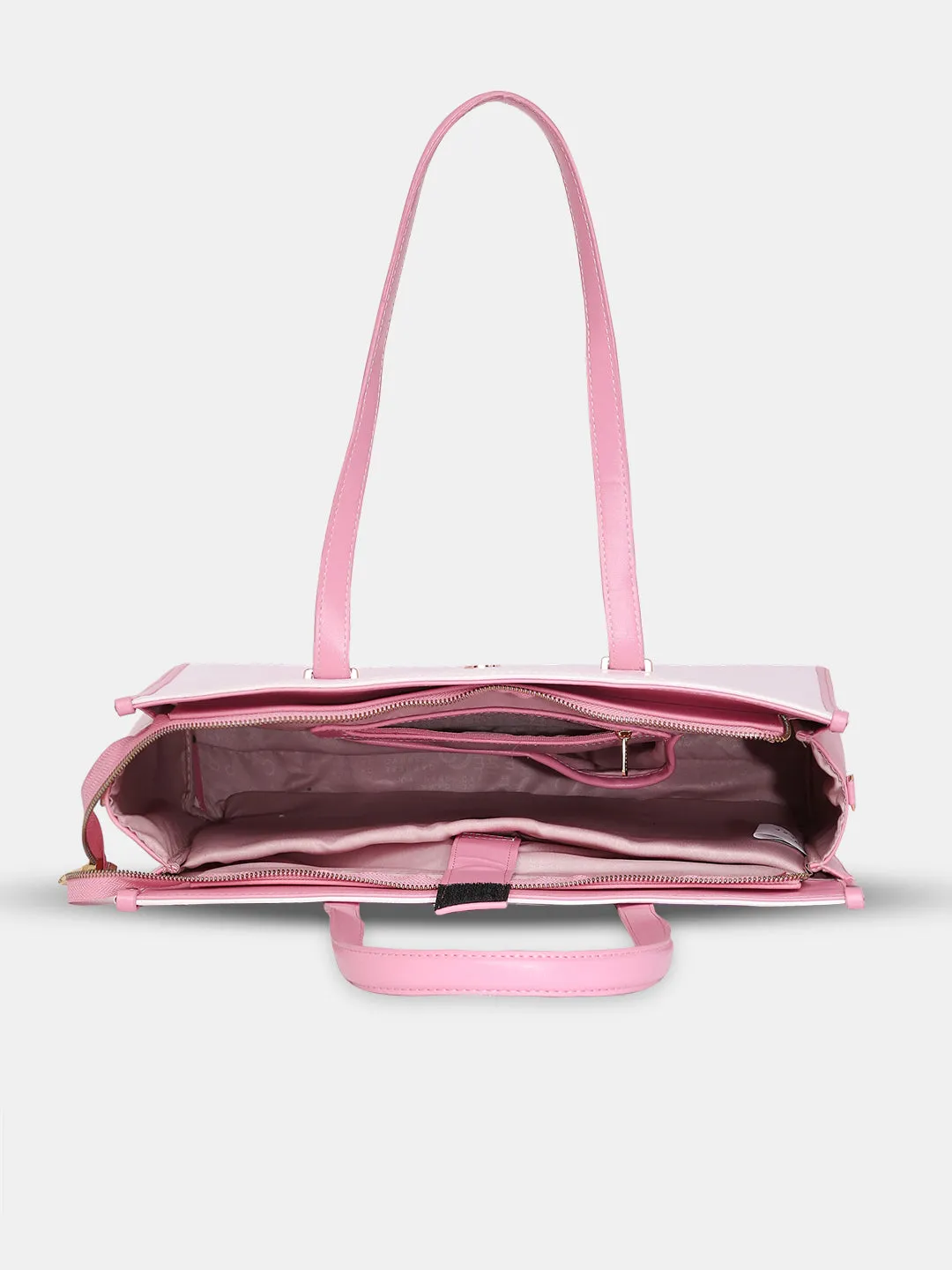 Caprese Aurora Large Pink Laptop Tote Bag