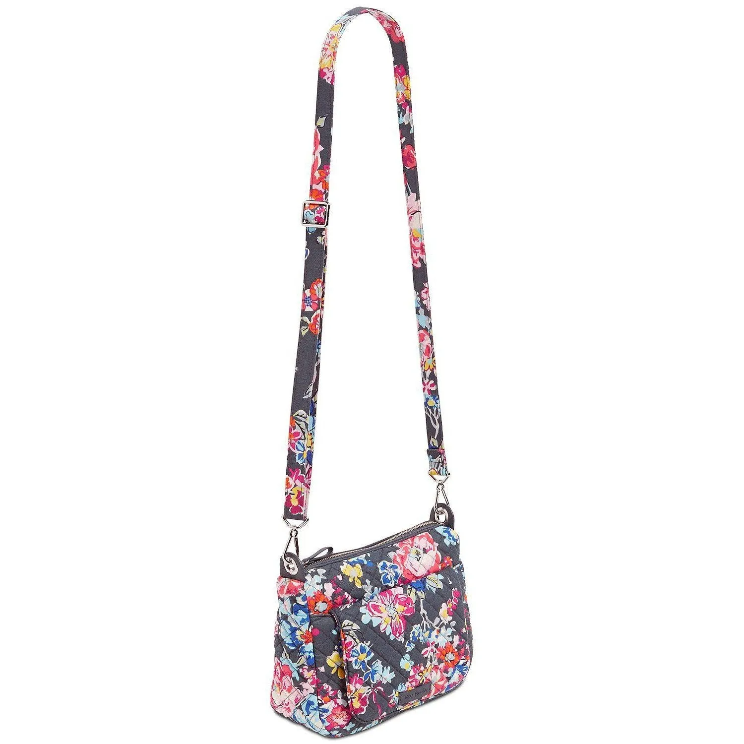 Carson Mini Shoulder Bag Pretty Posies/Silver