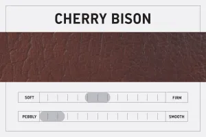 CELESTE LEATHER HOBO BAG - MEDIUM - CHERRY BISON