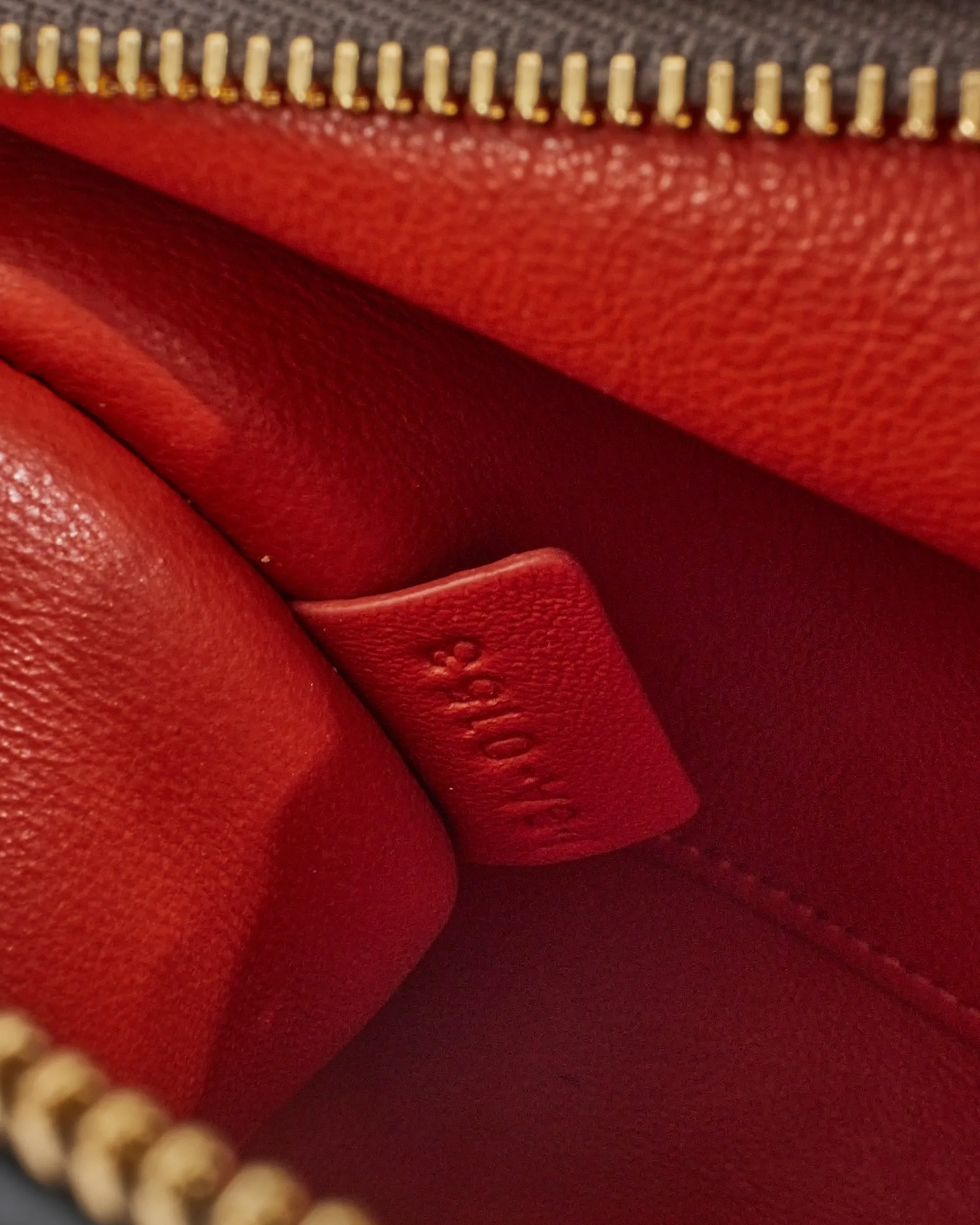 Celine Grey Orange Black Leather & Suede Trapeze Bag