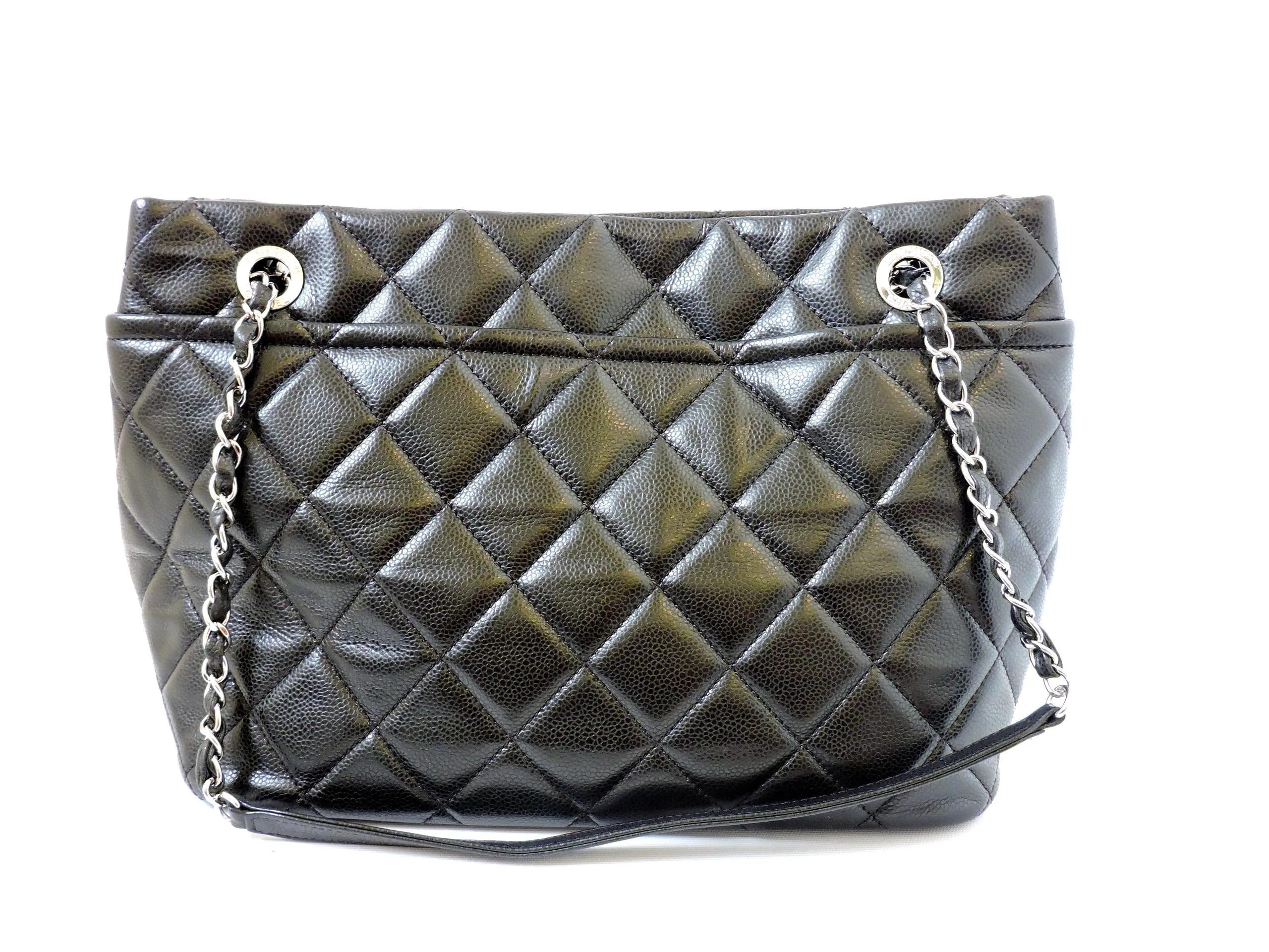 Chanel Caviar Cc Timeless Soft Shopper