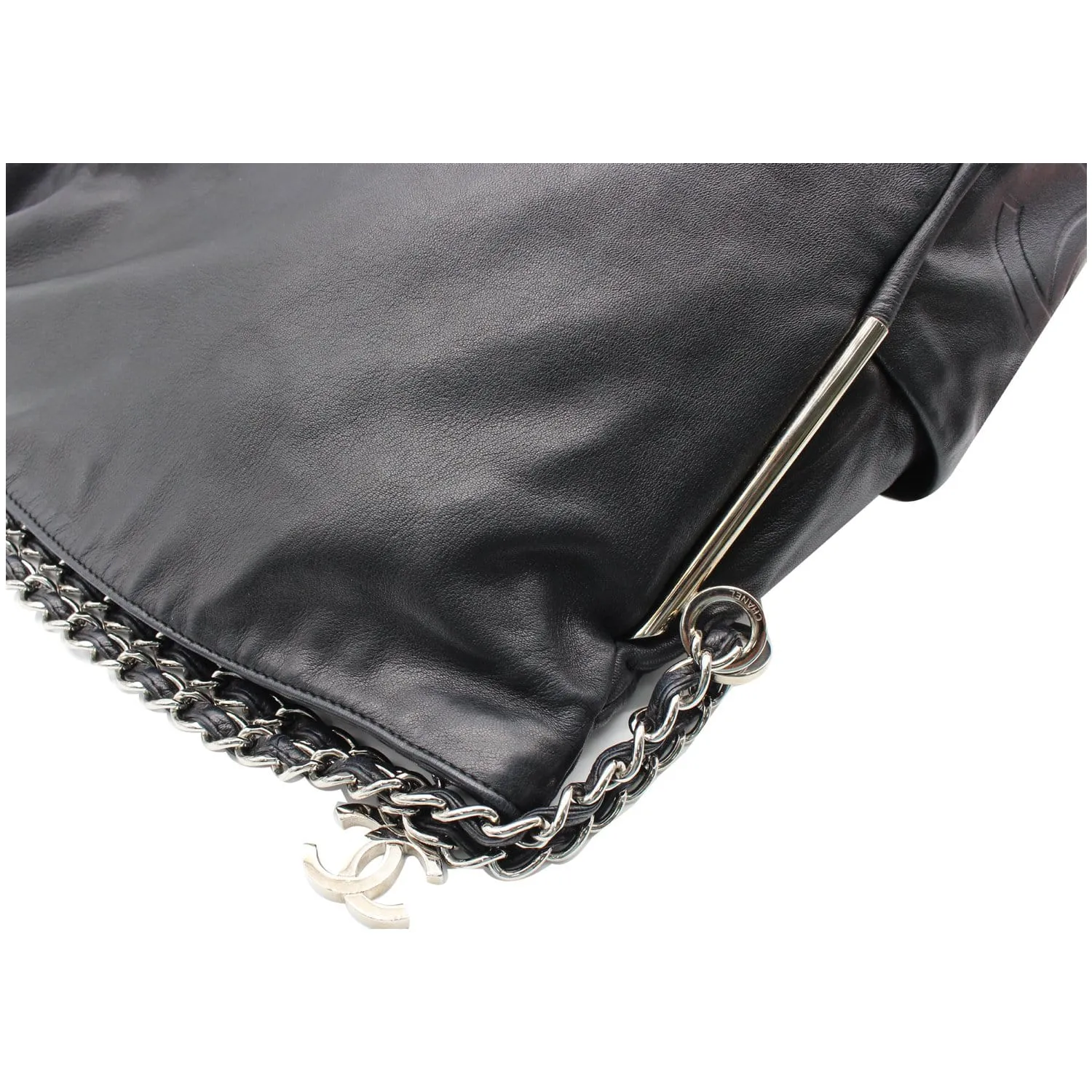 CHANEL Large Ultimate Soft Leather Hobo Bag Black