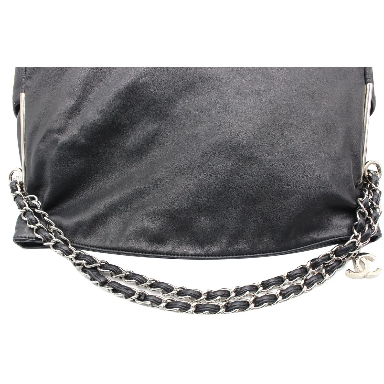 CHANEL Large Ultimate Soft Leather Hobo Bag Black