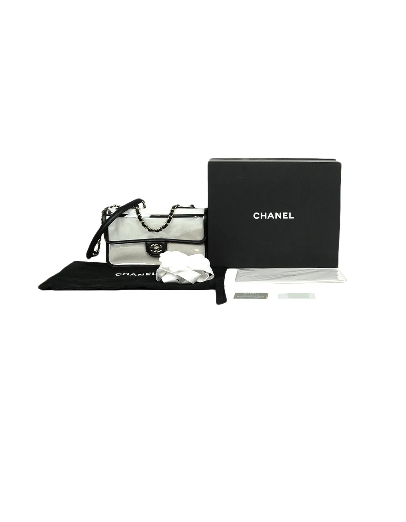 Chanel NWT PVC/ Lambskin Medium Coco Sand Flap Bag