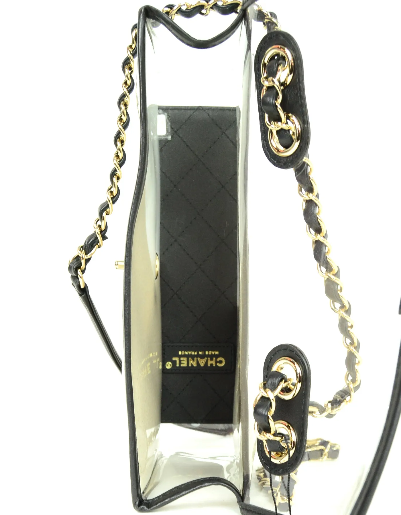 Chanel NWT PVC/ Lambskin Medium Coco Sand Flap Bag