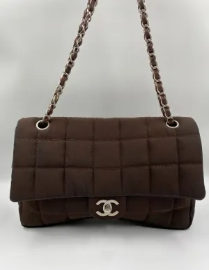 Chanel Nylon Chocolate Bar Flap Bag
